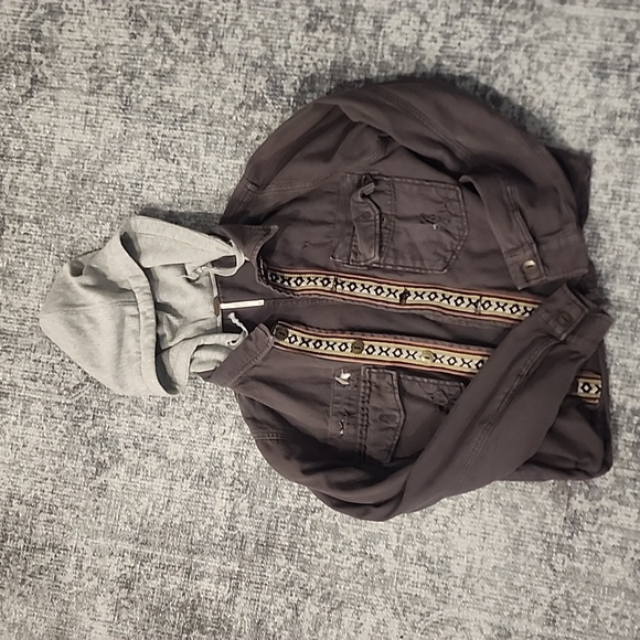 Free People Weekend Wanderer Military Jacket Size XS - Picture 7 of 8